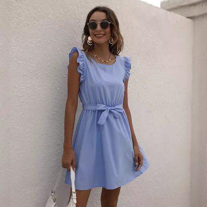 Robe Femme Été Chic -Taille Cintrée