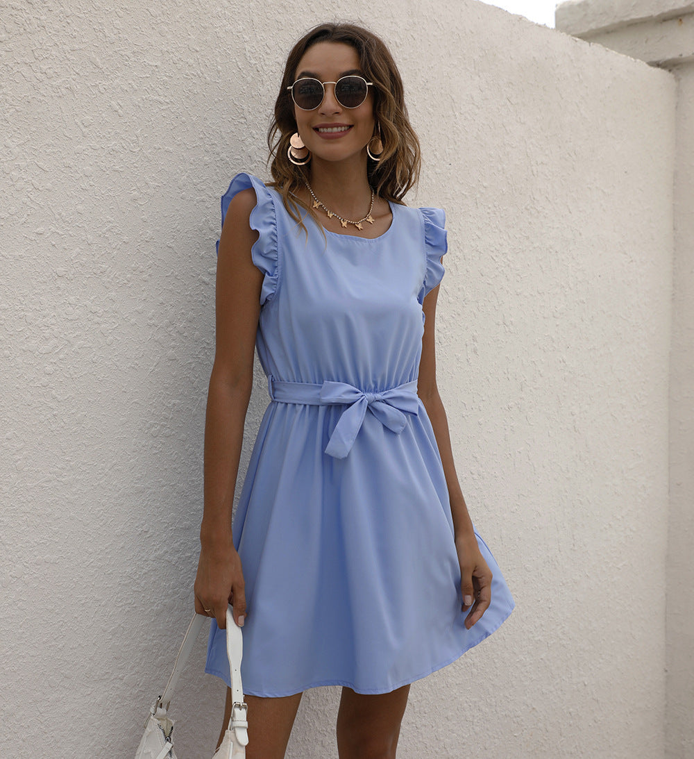 Robe Femme Été Chic -Taille Cintrée