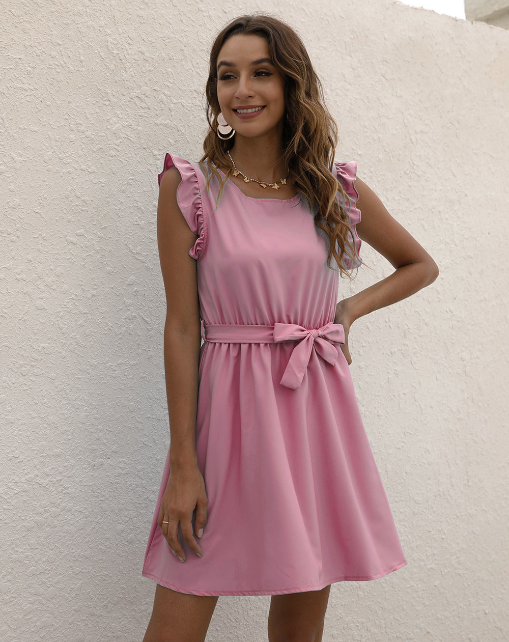 Robe Femme Été Chic -Taille Cintrée