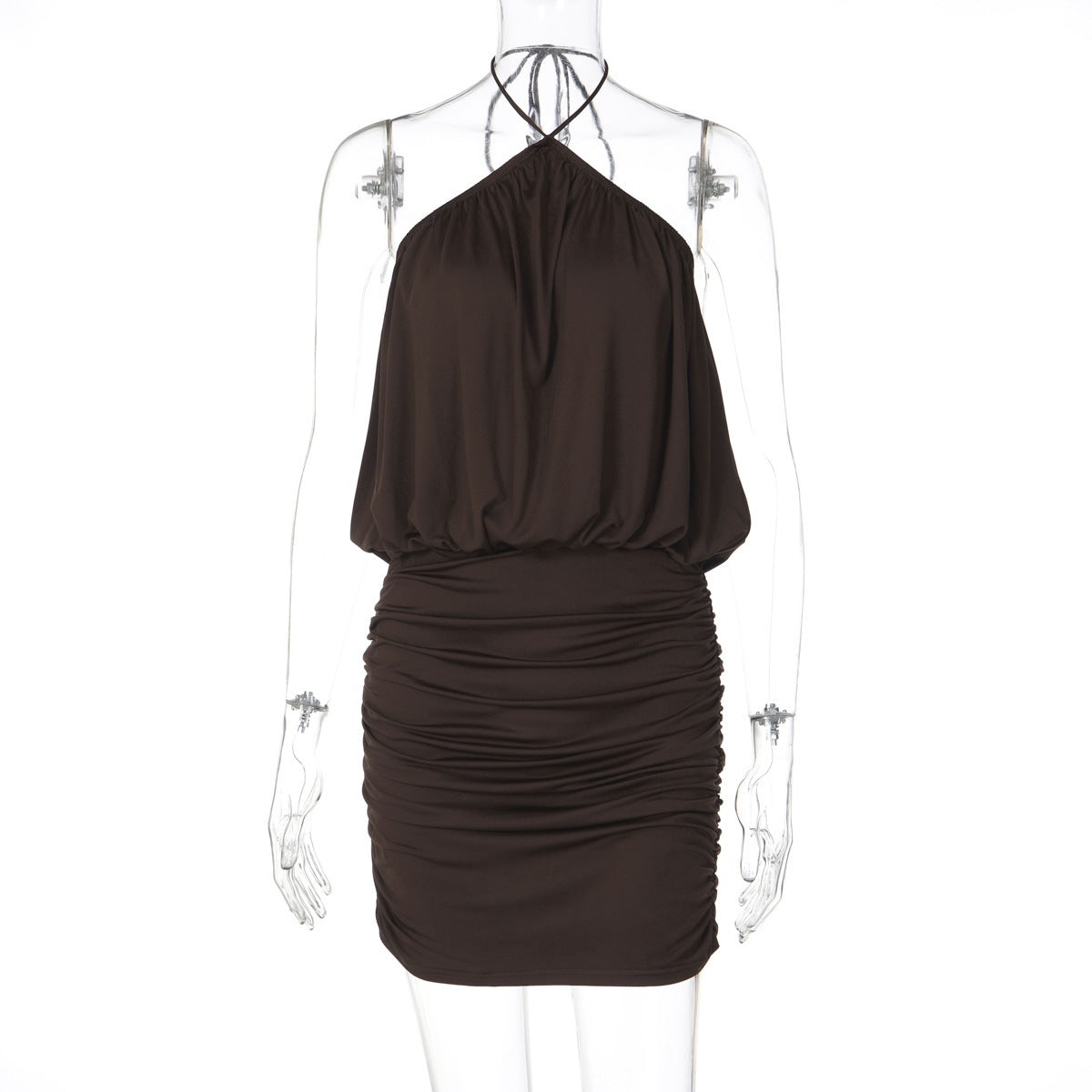 Robe dos nu sexy de style français pour femme.