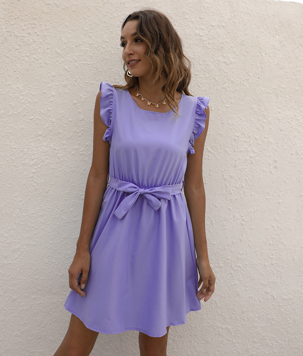 Robe Femme Été Chic -Taille Cintrée